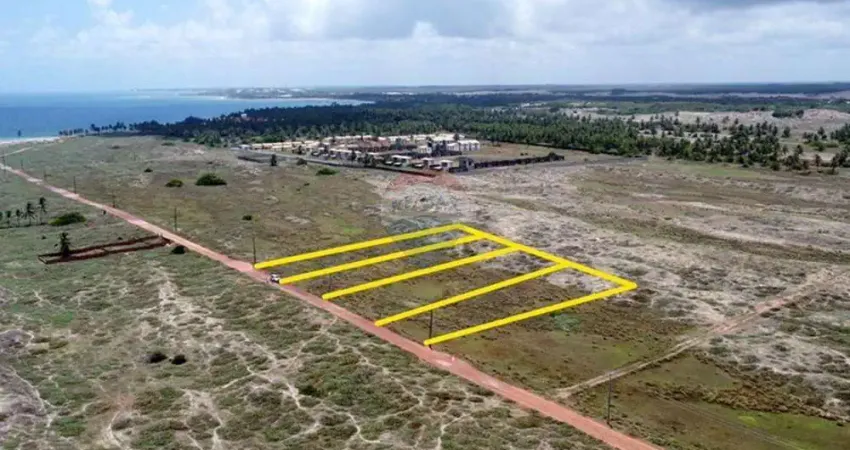 TERRENO 480 M2  À VENDA NA PRAIA DE MARACAJAU - BARRA DE MAXARANGUAPE RN