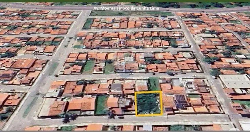 Terreno 500m² em rua calçada com documentação Vista Mar em Pajuçara