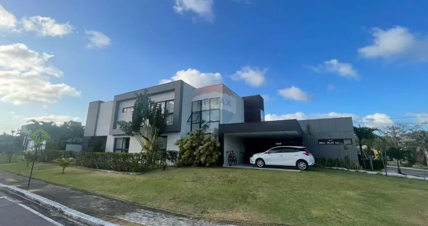 Casa de esquina à venda no condomínio fechado flora boulevard em ponta negra natal rn