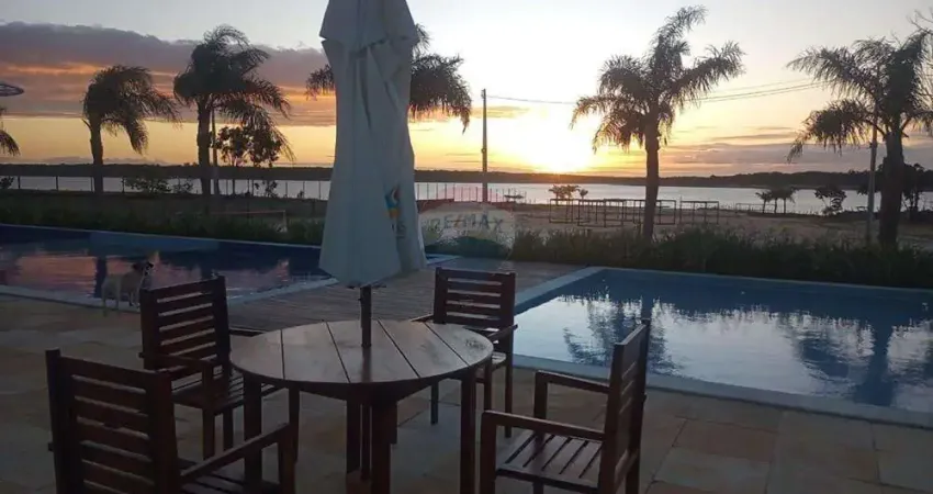 Terreno com 1000m2 à venda no condomínio jardins das águas, às margens da lagoa do bonfim