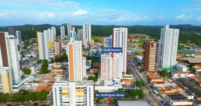 Apartamento Alto Padrão 110,38 m² – 2 Suítes + 1 Quarto – Tirol, Natal