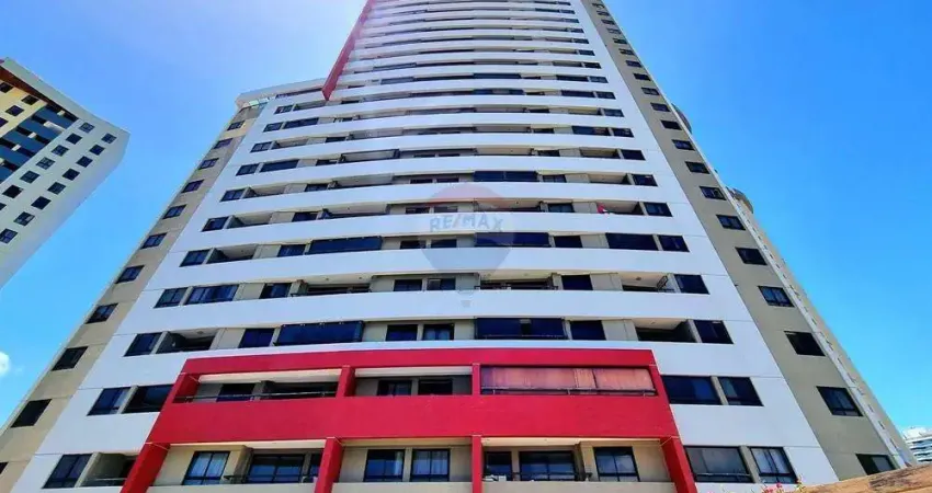 Apart. mobiliado no luxor em ponta negra, linda vista para o mar e morro do careca