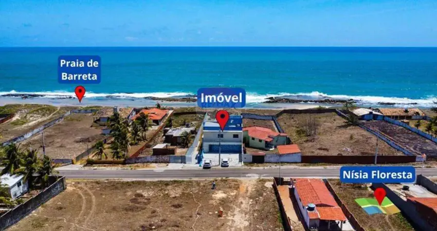 Vendo linda casa comercial - oportunidade de investimento na praia de barreta/rn
