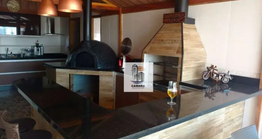 Cobertura com 3 dormitórios à venda, 140 m² por R$ 848.000,00 - Paraíso - Santo André/SP