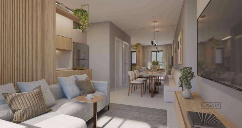 Apartamento com 3 dormitórios à venda, 66 m² por R$ 628.000,00 - Parque Industrial - São José dos Campos/SP