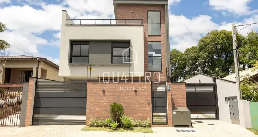 Sobrado triplex alto padrão com ático e terraço no abranches | curitiba