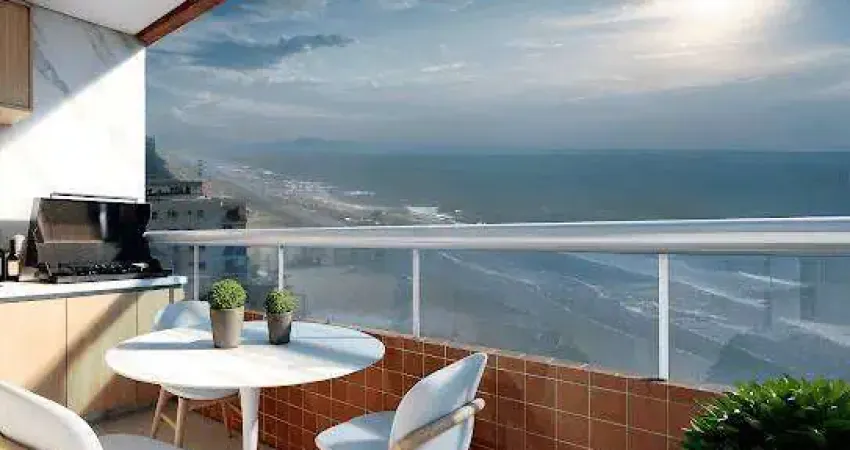 Últimas unidades apartamento 2 dorm  1 suíte 2 vaga frente mar. !!