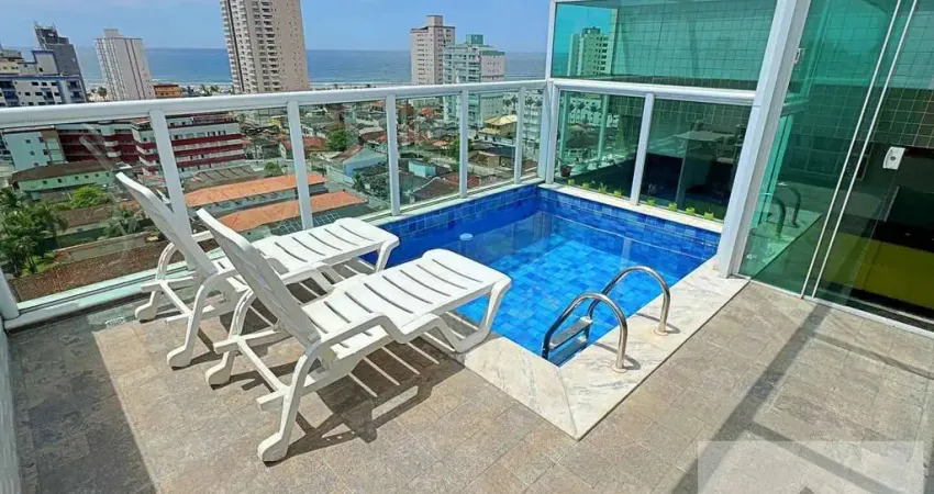 Cobertura Duplex 3 Dormitórios 2 Suíte Área Gourmet com Piscina Mobiliado !