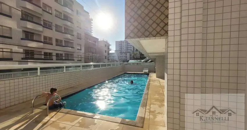 Apartamento 2 dormitórios 1 suíte na guilhermina 100 mts da orla da praia .