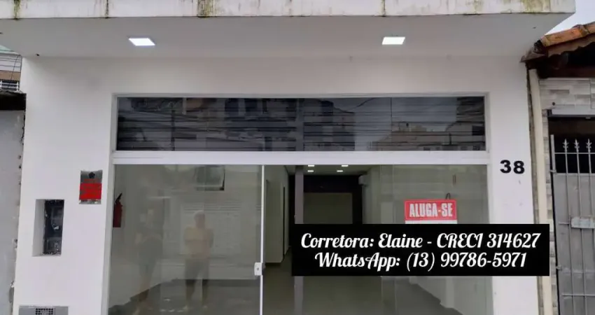 Ponto comercial com 2 salas para alugar na Vila Caiçara, Praia Grande 
