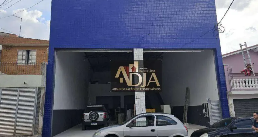 Galpão para alugar, 280 m² por r$ 7.000,00/mês - jardim sônia maria - mauá/sp