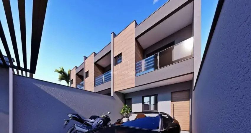 Excelente sobrado em construção no bairro areias, loteamento jardim esmeralda