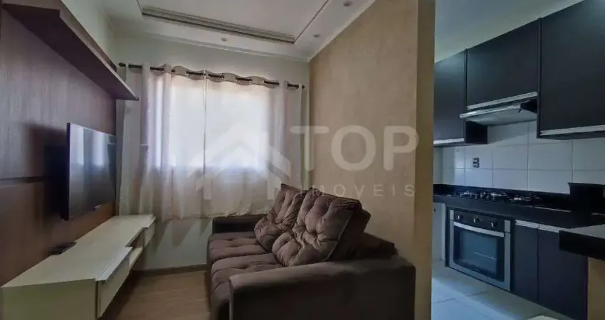Excelente apartamento mobiliado de 2 dormitorios no Res. Manacas