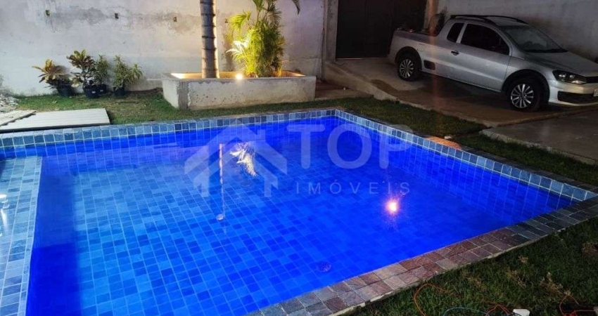 Area de lazer no Broa com 2 dormitorios, churrasqueira e piscina