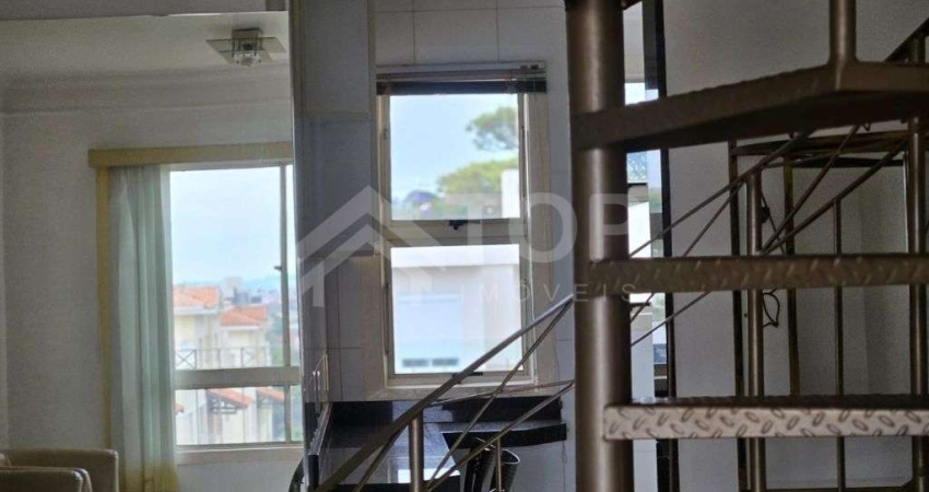 Lindo duplex de 3 dormitorios com 1 suite semi mobiliado no Res. Orizzont di San Carlo