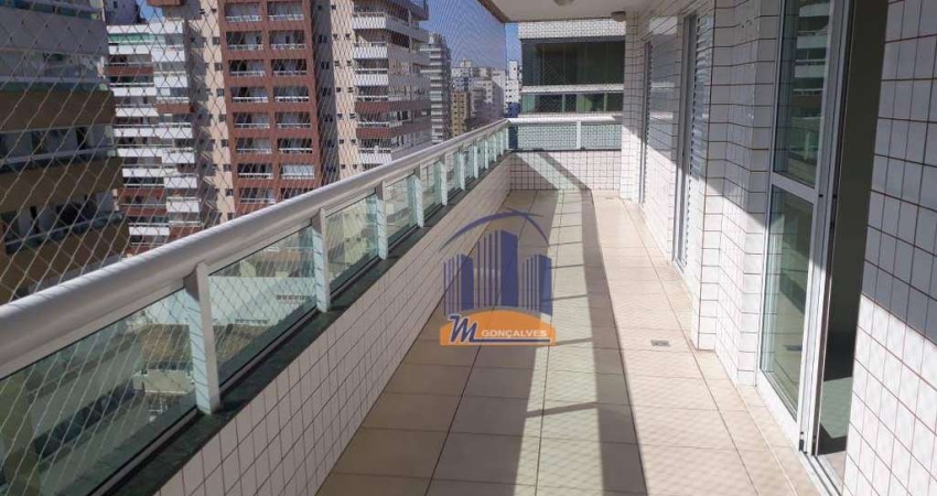 Apartamento com 2 dormitórios à venda, 93 m² por R$ 650.000,00 - Vila Guilhermina - Praia Grande/SP