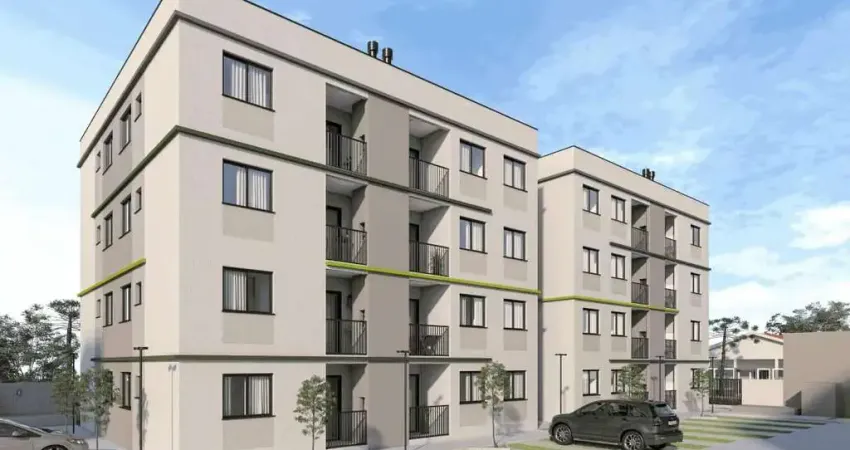 Apartamento garden em Pinhais com entrada parcelada. 2 quartos no Vargem Grande em Pinhais