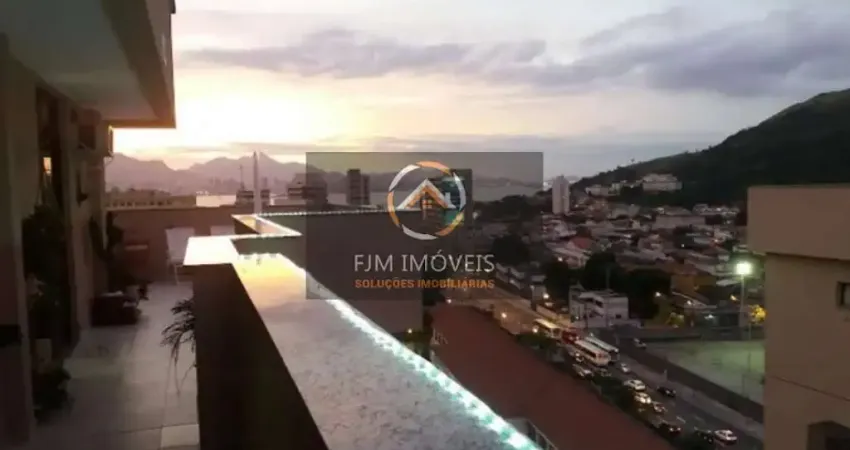 Espaçoso apartamento de 2 quartos com suíte e 120m² no Centro de Niterói - R$ 750.000 para venda