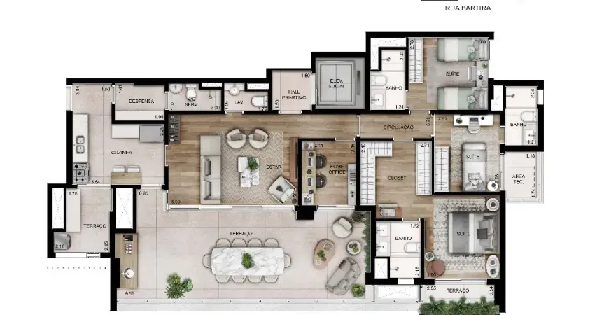 Apartamento á venda156m² Perdizes - SP