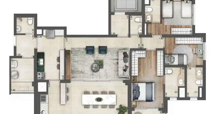 Apartamento com 3 quartos à venda na Rua Alvarenga, 1260, Butantã, São Paulo