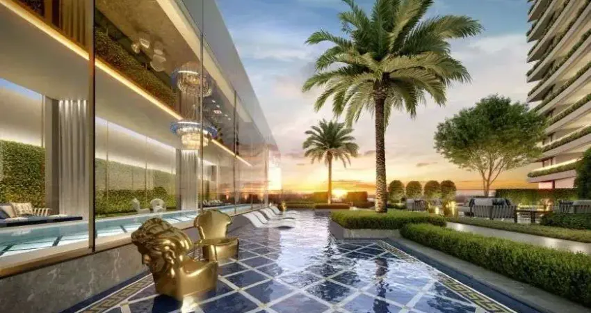 Apartamento de luxo com 150 metros² , condomínio com decoração da grife versace