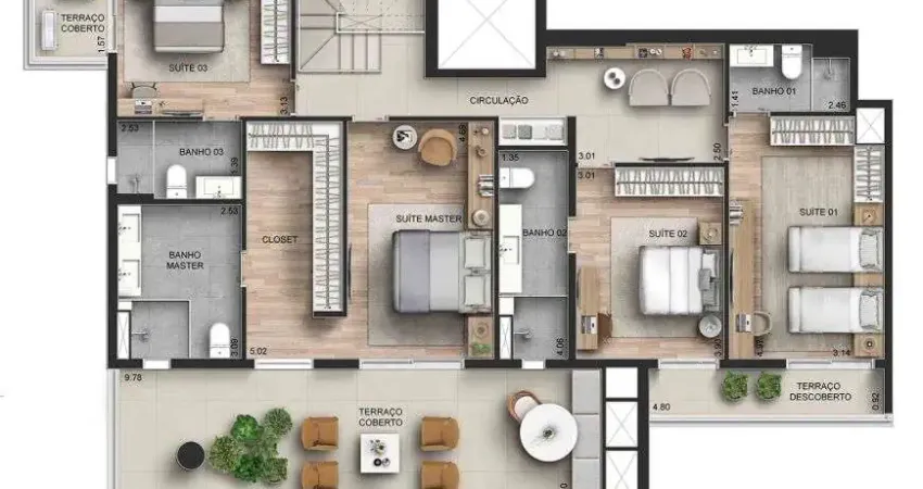 Duplex para venda possui 363 metros quadrados com 4 quartos em jardim vila mariana - são paulo - sp