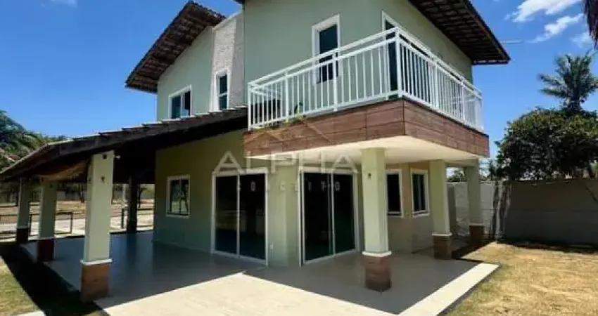 Casa em condomínio para venda em itaitinga, alagadiço novo, 4 dormitórios, 3 suítes, 5 banheiros, 4 vagas