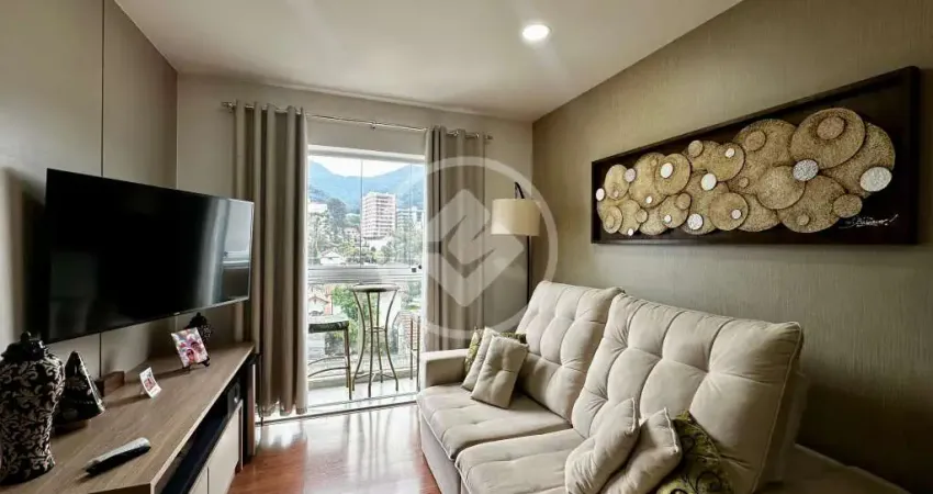Apartamento mobiliado com 1 suíte e 54m² por r$ 530.000 - alto - teresópolis/rj codigo: 90985
