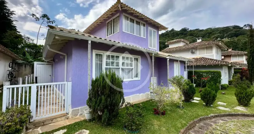 Casa em condomínio com 3 quartos à venda, 128m² por r$850.000,00 - albuquerque - teresópolis/rj codigo: 113430