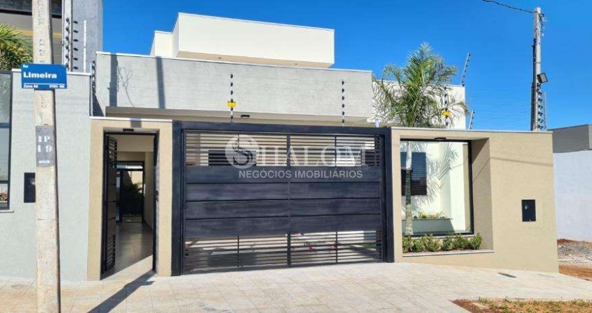 Casa à venda em Maringá, Jardim Campos, com 3 quartos, com 120 m²