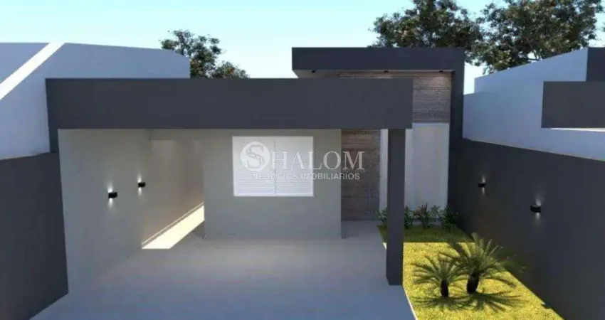 Casa à venda em Maringá, Jardim Munique, com 3 quartos, com 125 m²