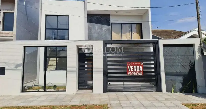 Sobrado à venda em Maringá, Jardim Tóquio, com 3 suítes, com 175 m²