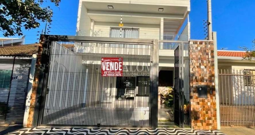 Sobrado à venda em Maringá, Jardim Tóquio, com 3 suítes, com 175 m²