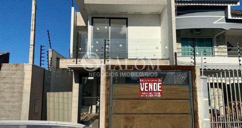 Sobrado à venda em Maringá, Jardim Tóquio, com 3 quartos, com 180 m²