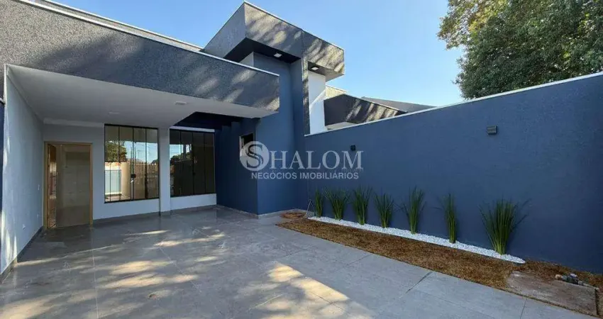 Casa à venda em Maringá, Parque das Grevíleas, com 3 quartos, com 80 m²
