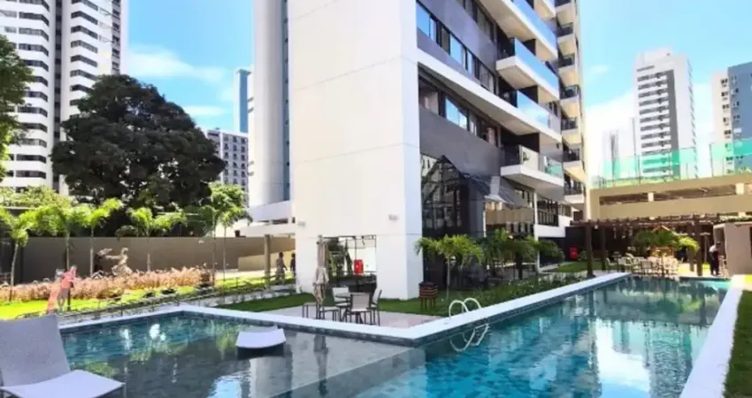 Apartamento para venda possui 107 metros com 3 quartos sendo 2 suítes com 2 vgs - em boa viagem - recife - pe