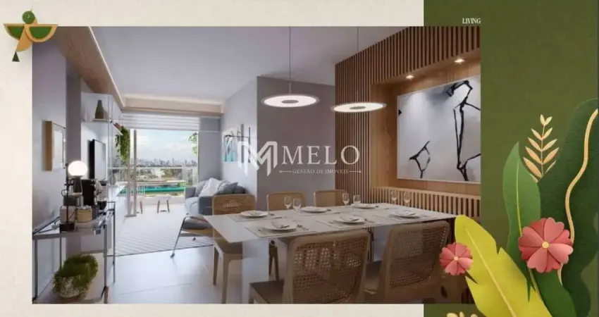 Parque das palmeiras- 56,15m²,com 2 ou 3 quartos (01 suíte), sala, cozinha, varanda, wc..