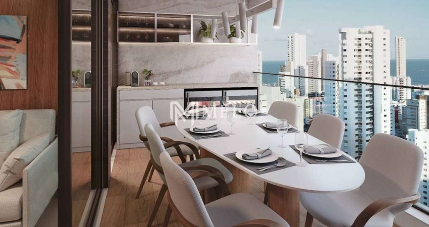 Lançamento em BOA VIAGEM: 131,82m², 04Qts, 02SUITES, 02 vagas..