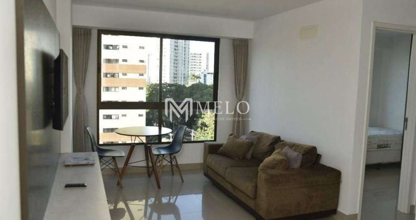 Oportunidade em PARNAMIRIM: 44m², 02qts, 01rotativa/Mobiliado..