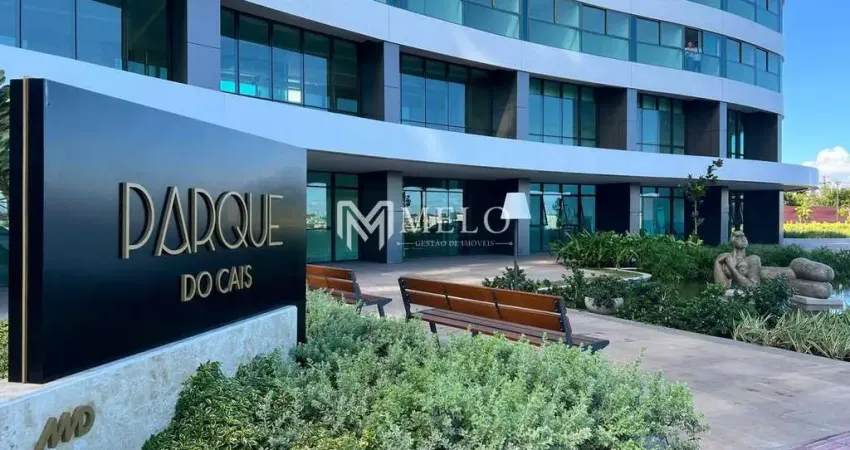 Parque do cais - apto. com sala de estar, 1qt, 1bwc social e cozinha/área de serviço.