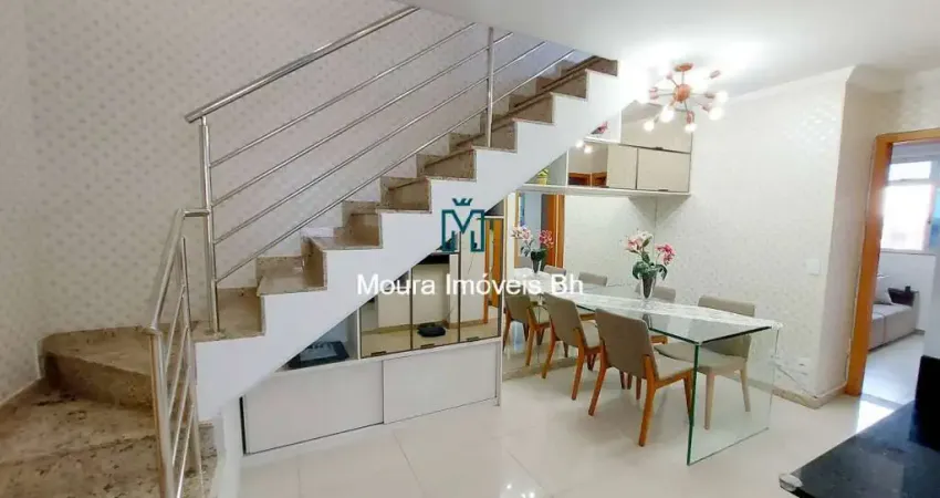 Apartamento cobertura duplex, 3 quartos, 3 banheiros e 2 vagas de garagem