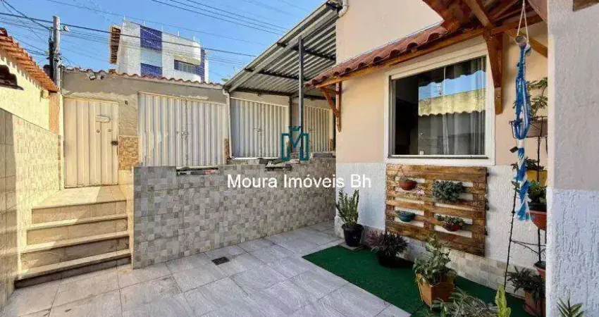 Casa geminada com 2 quartos, 1 banheiro no bairro santa mônica