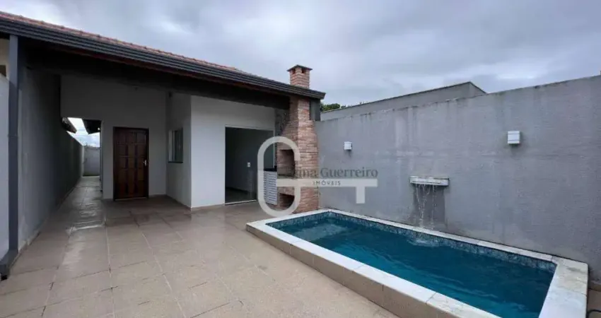 Casa com 2 dormitórios à venda, 80 m² por r$ 380.000,00 - parque balneário oásis - peruíbe/sp