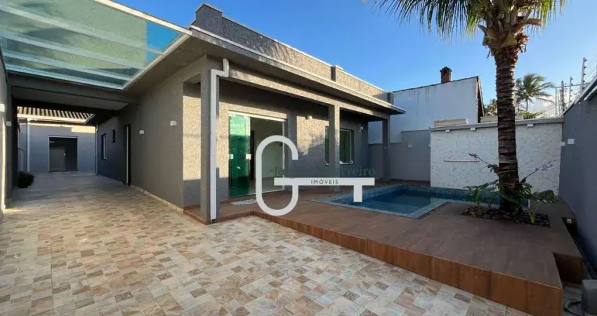 Casa com 3 dormitórios à venda, 160 m² por r$ 840.000,00 - balneário arpoador	 - peruíbe/sp