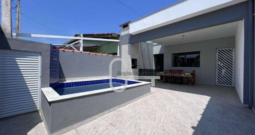 Casa com 2 dormitórios à venda, 76 m² por R$ 360.000,00 - Balneário São João Batista - Peruíbe/SP