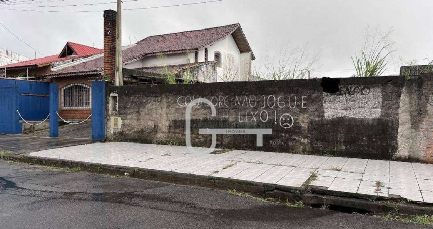 Terreno à venda, 250 m² por R$ 310.000,00 - Jardim Marcia - Peruíbe/SP