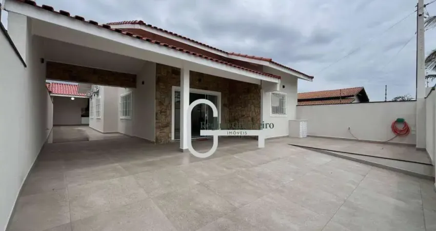 Casa com 3 dormitórios à venda, 141 m² por r$ 850.000,00 - parque balneário oásis - peruíbe/sp
