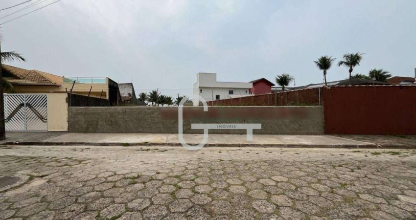 Terreno à venda, 380 m² por R$ 550.000,00 - Balneário Três Marias - Peruíbe/SP