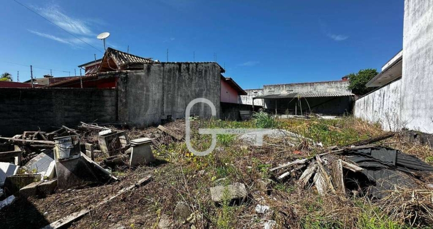 Terreno à venda, 250 m² por R$ 230.000,00 - Balneário Três Marias - Peruíbe/SP