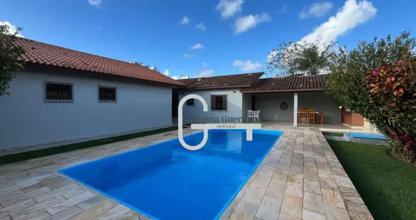 Casa com 3 dormitórios à venda, 203 m² por r$ 850.000,00 - balneário três marias - peruíbe/sp